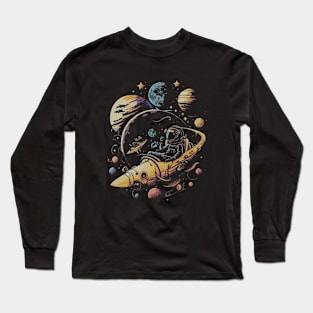 Space Vivid Color Style v.5 Long Sleeve T-Shirt